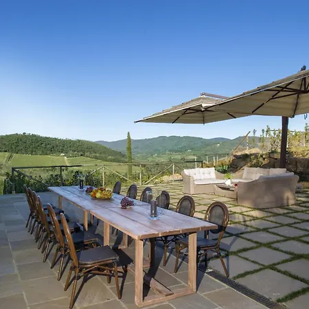 Βίλα My Exclusive Italy - Chianti With Infinity Pool And Vineyard View *