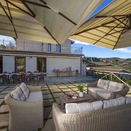 Βίλα My Exclusive Italy - Chianti With Infinity Pool And Vineyard View *