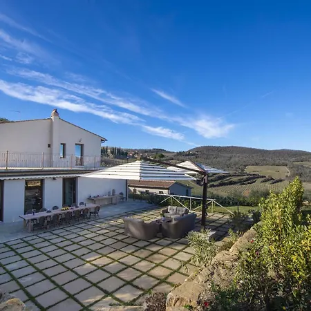 Βίλα My Exclusive Italy - Chianti With Infinity Pool And Vineyard View *