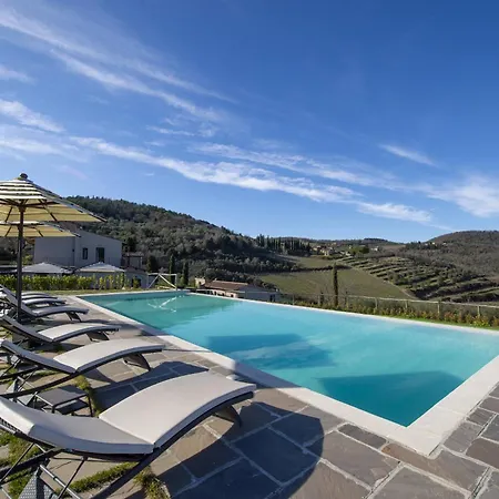 Βίλα My Exclusive Italy - Chianti With Infinity Pool And Vineyard View